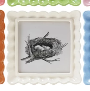 Resin Ruffled Photo Frame, 6 Colors