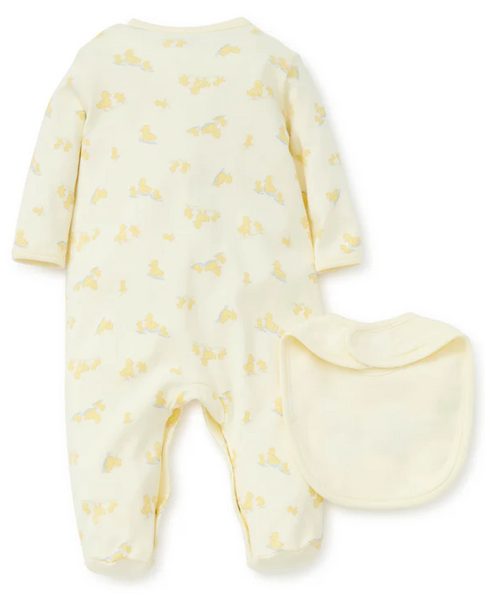 Little Ducks Footie w/ Bib