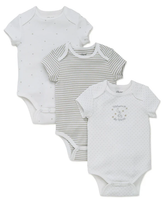 Welcome World Bodysuits - 3pk