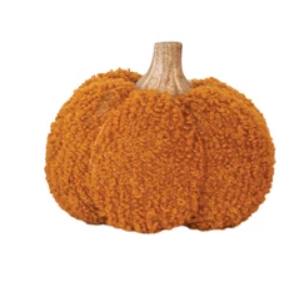 Assort. Cotton Blend Bouclé/Velvet Pumpkin