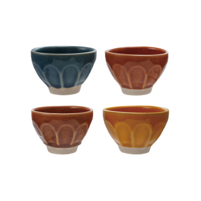 Stoneware Pinch Pot, 4 Colors