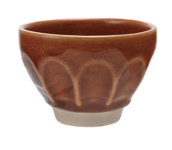 Stoneware Pinch Pot, 4 Colors