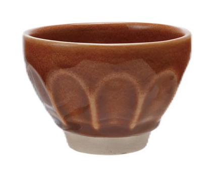 Stoneware Pinch Pot, 4 Colors