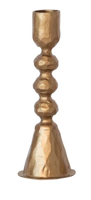 Hand-Forged Cast Iron Taper Holders, 3 Styles