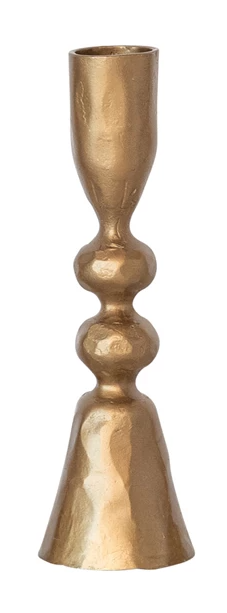 Hand-Forged Cast Iron Taper Holders, 3 Styles