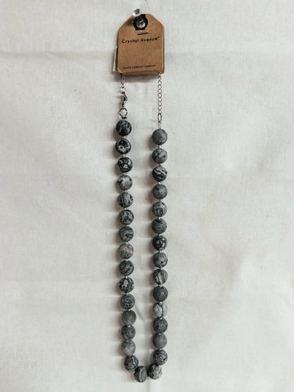 Natural Stone Bead Necklace