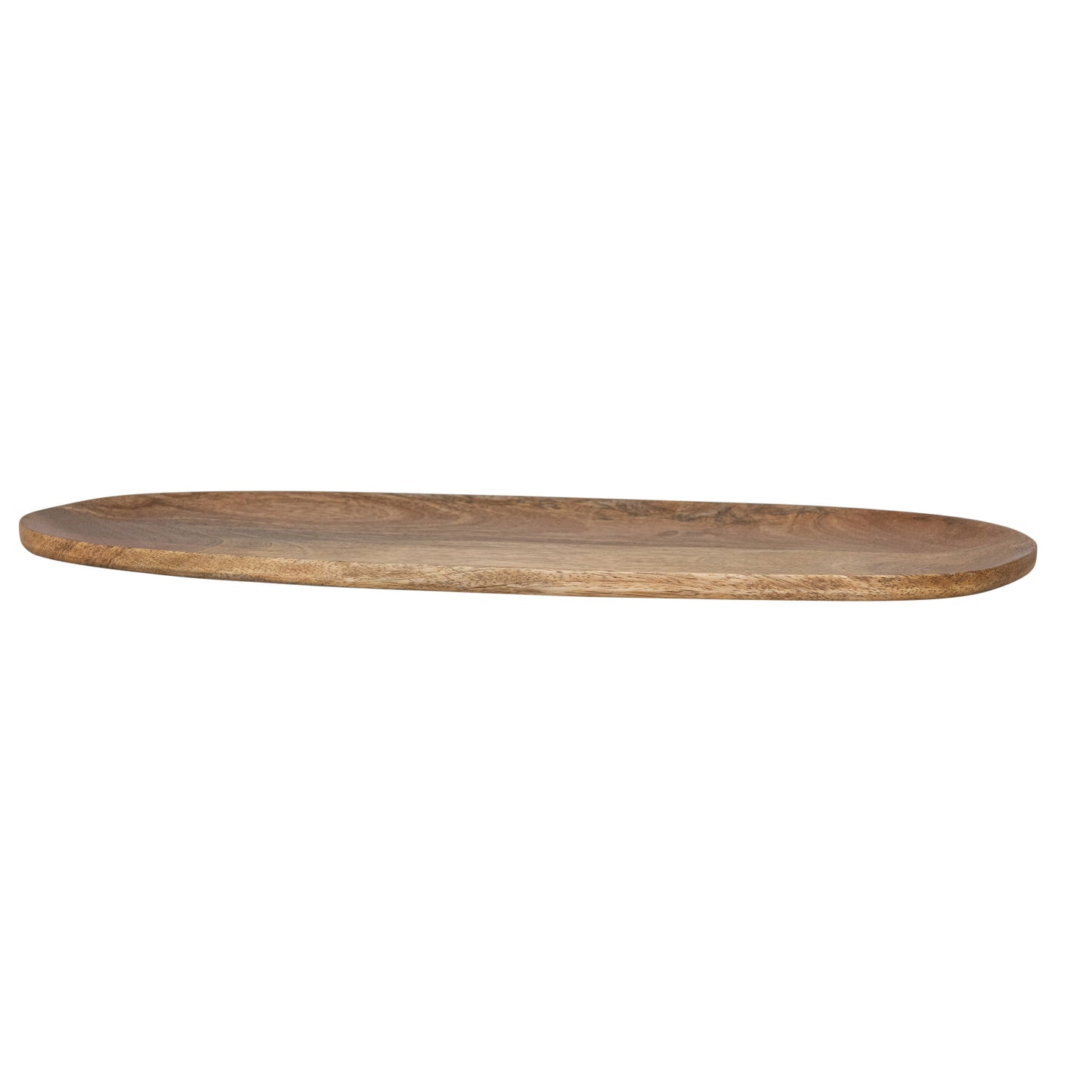 Oval Mango Wood Tray, Natural