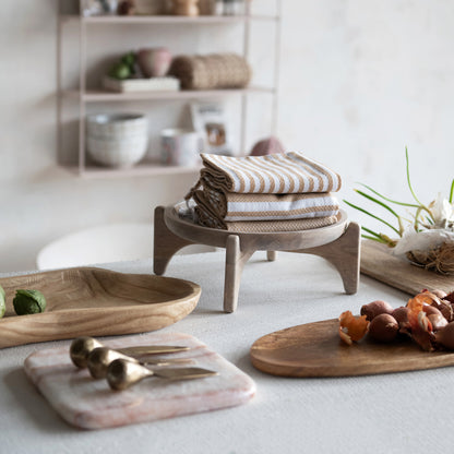 Oval Mango Wood Tray, Natural