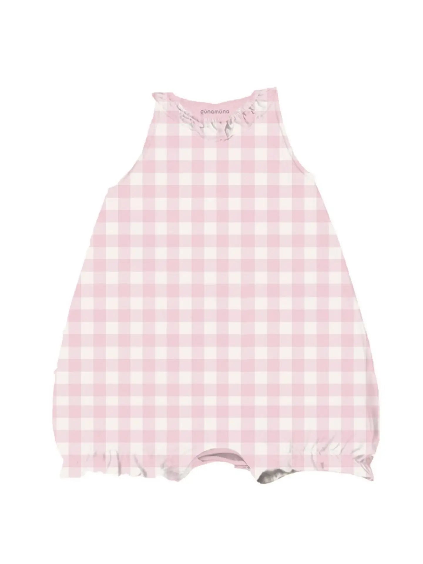 Bubble Romper Pink Gingham