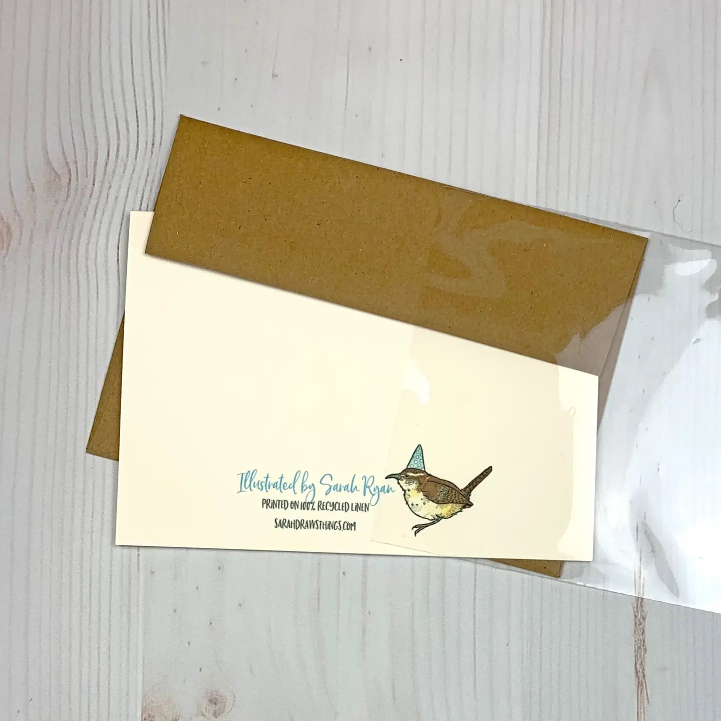Swooping Swallows Card - 5x7 Blank Notecard