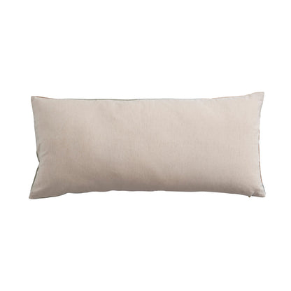 36" x 16" Cotton Blend Patchwork Lumbar Pillow