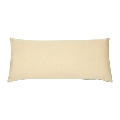 36" x 16" Cotton Blend Patchwork Lumbar Pillow