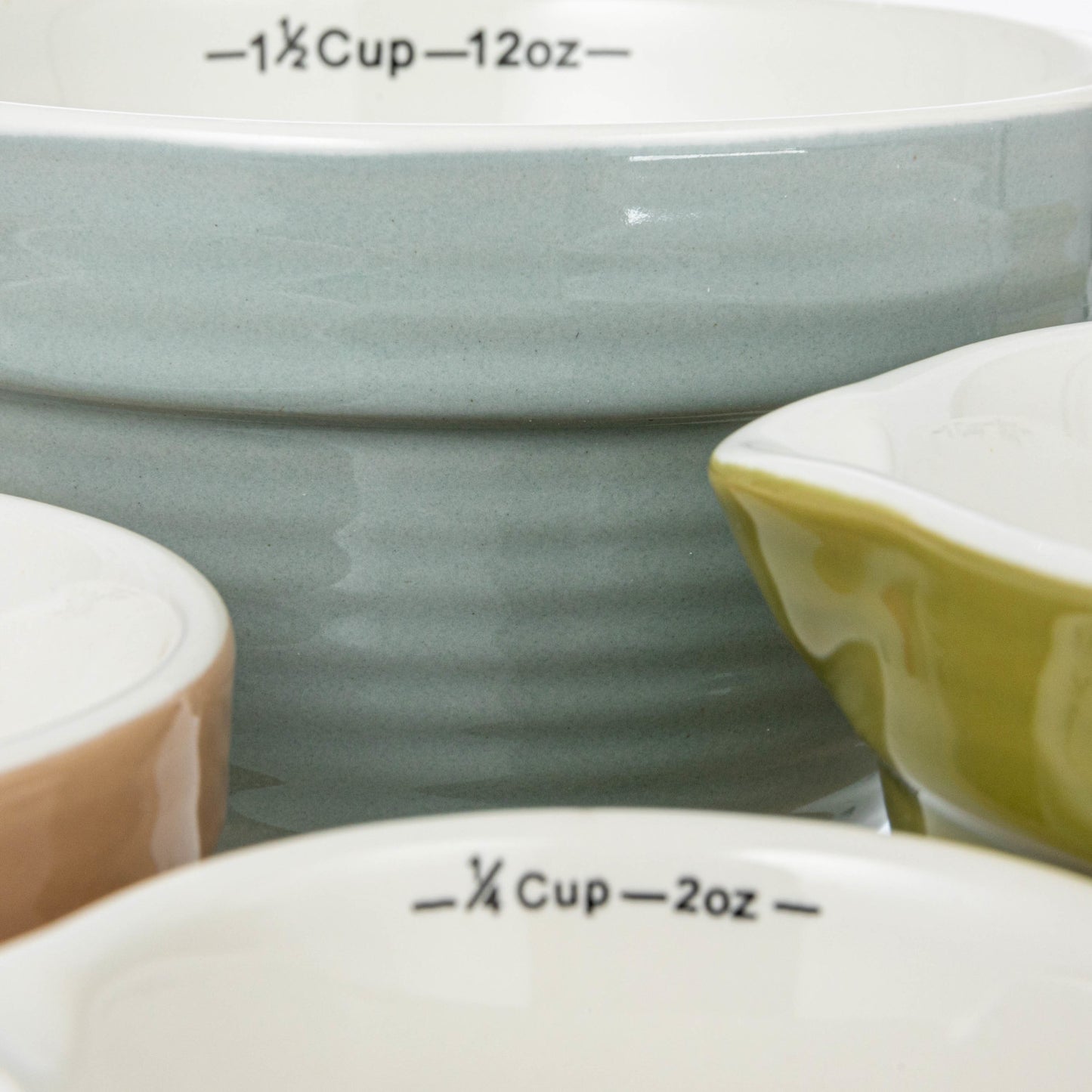 Stoneware Batter Bowl Measuring Cups