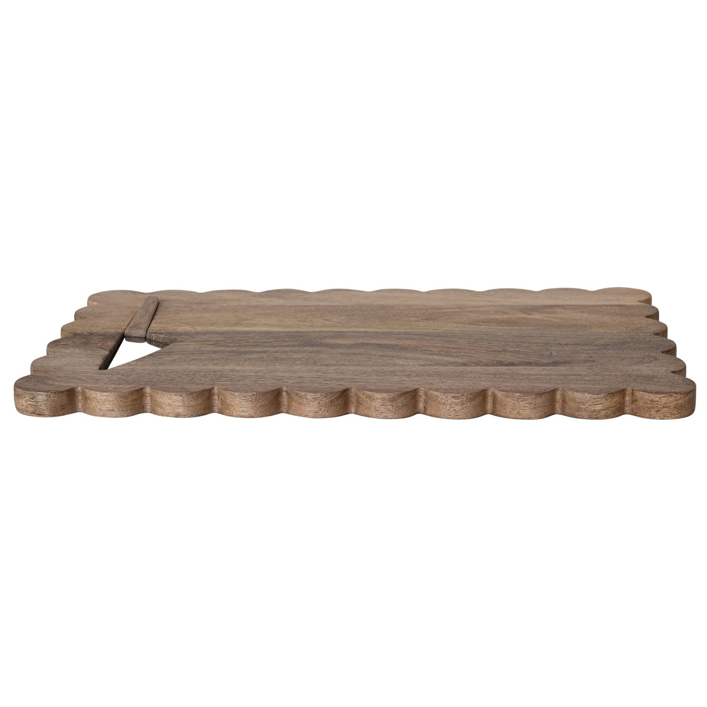 Mango Wood Cheese Board w/ Inlaid Knife