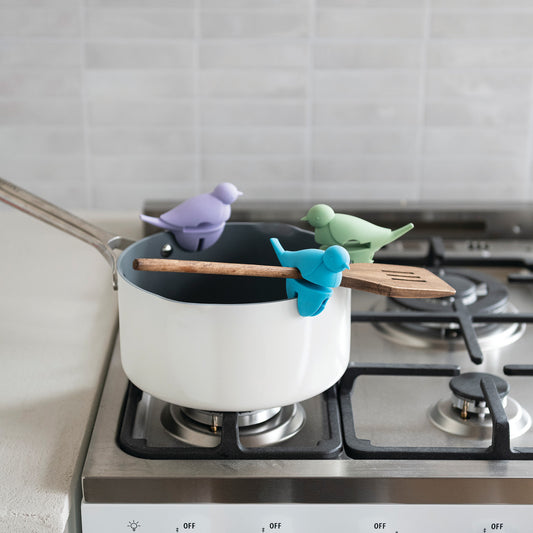 Silicone Bird Shaped Lid/Spoon Holder