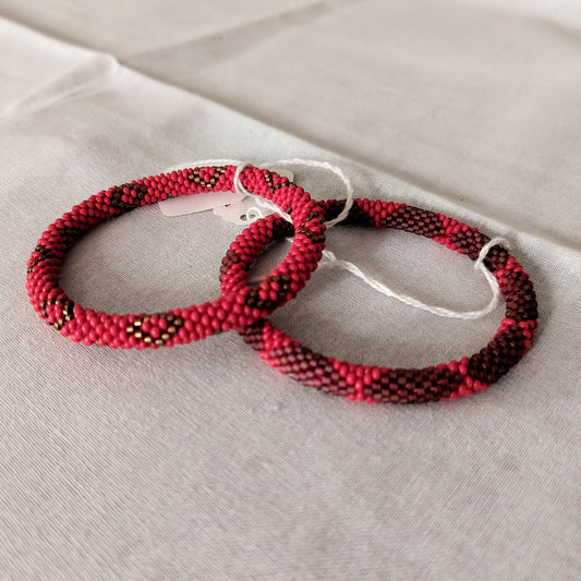 Sashka Beaded Bracelet - Red
