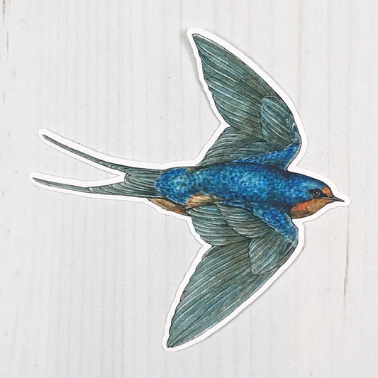 Barn Swallow Matte Vinyl Sticker
