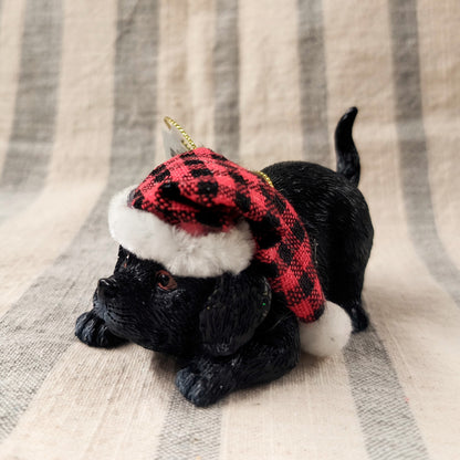 Lodge Puppy Ornament