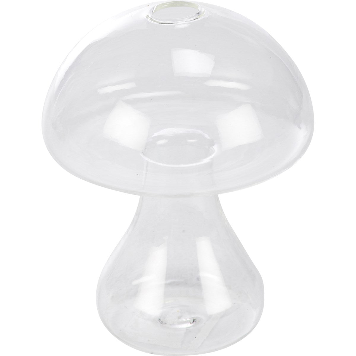 Clear Mushroom Vase