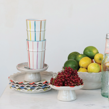 Hand Painted Stoneware Cup