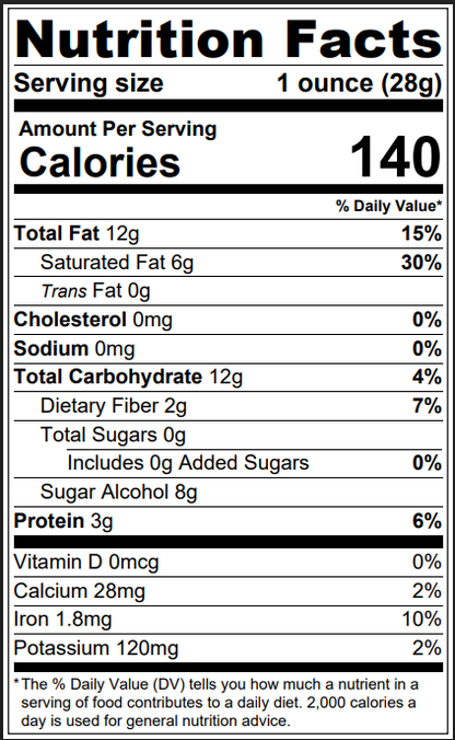 Sugar Free Dark Chocolate Almonds - 3.5oz