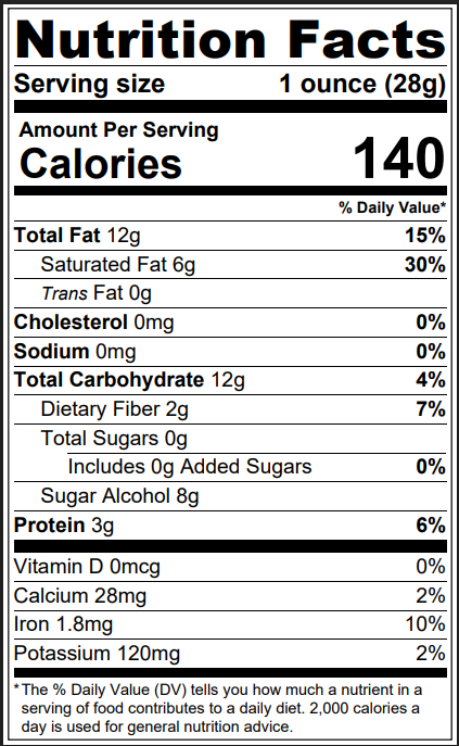Sugar Free Dark Chocolate Almonds - 3.5oz