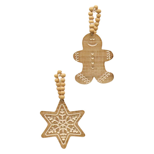Snowflake or Gingerbread Ornament