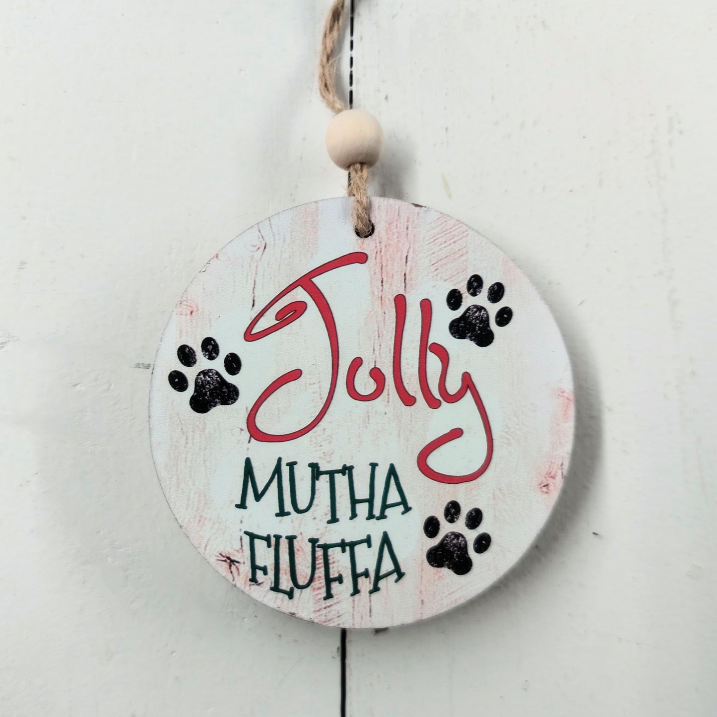 Round Pet Ornament - Assorted