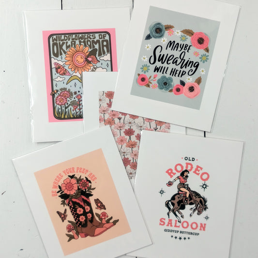 8 x 10" Cardstock Print