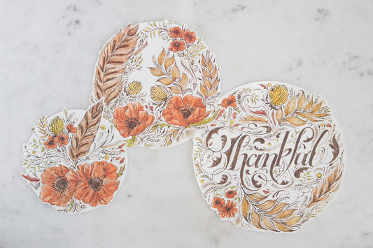 Thankful Serving Papers - Pack of 18