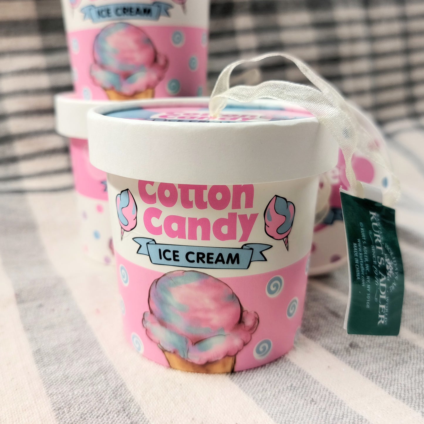 Ice Cream Container Ornaments