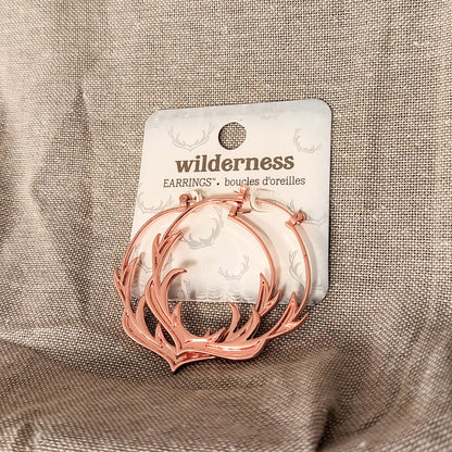 Alloy/Brass Hoop Earrings