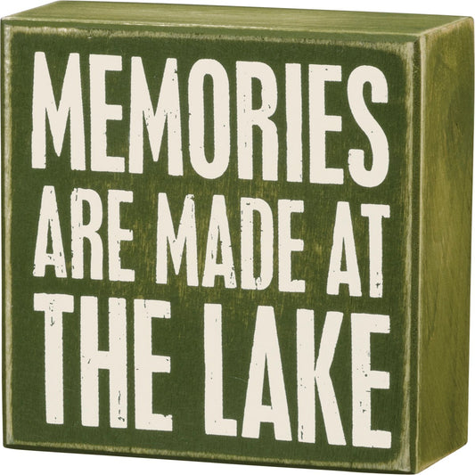 At The Lake Box Sign