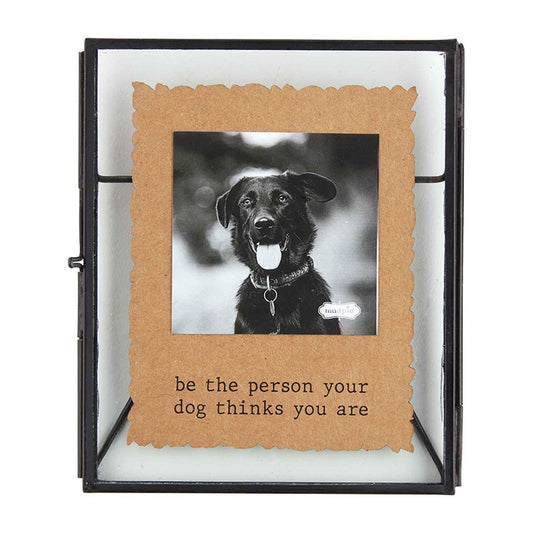 Be Person Glass Pet Frame