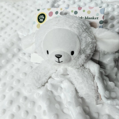Lamb Plush Snuggle Blanket
