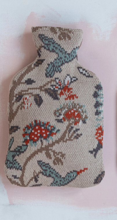 Cotton Knit Covered Hot Water Bottle