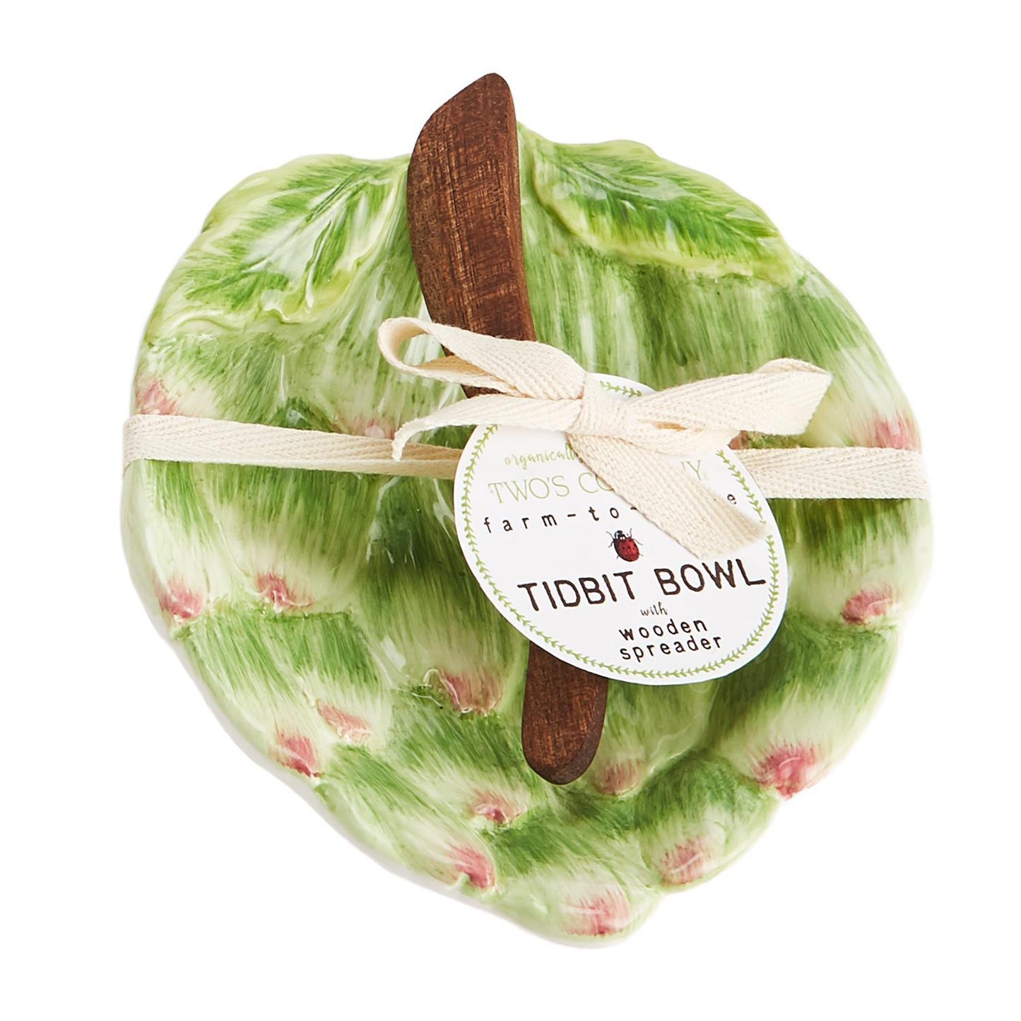 Veggie Tidbit Bowl w/ Spreader