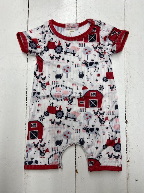 Red Barn Summer Romper