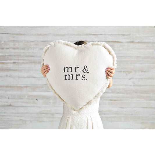 Mr. and Mrs. Heart Pillow