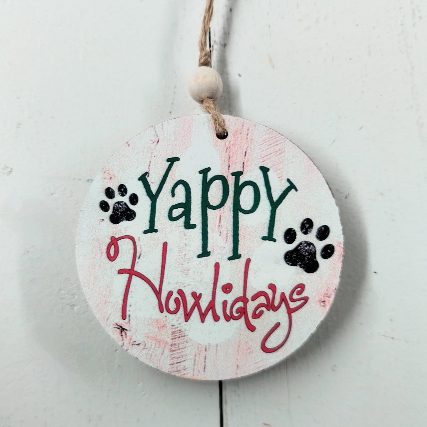 Round Pet Ornament - Assorted