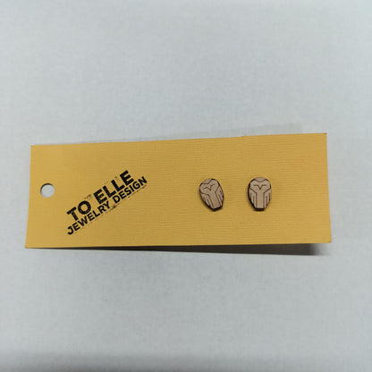 Lori Wooden Stud Earrings