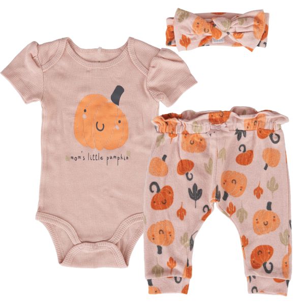 Little  Pumpkin 3pc Jogger Set