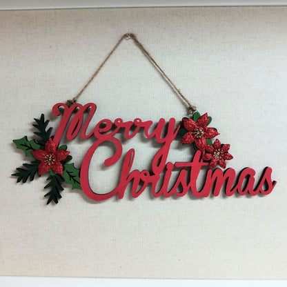 Merry Christmas Wood Wall Decor