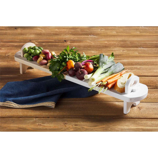 Wood Raised Serving Board