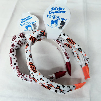 OU or OSU Knotted Headband
