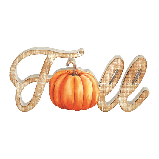 Fall Cutout w/ Pumpkin