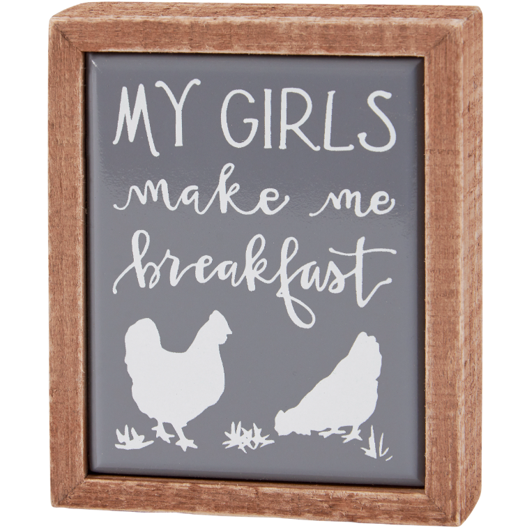 Make Me Breakfast Box Sign Mini