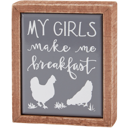Make Me Breakfast Box Sign Mini