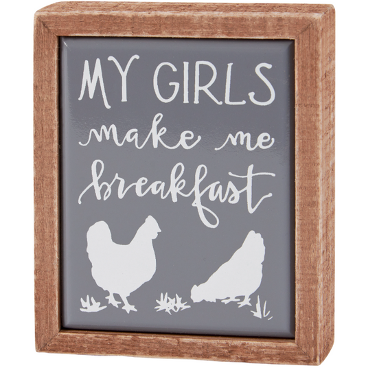 Make Me Breakfast Box Sign Mini