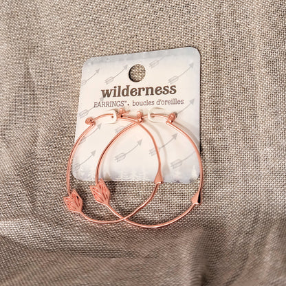 Alloy/Brass Hoop Earrings